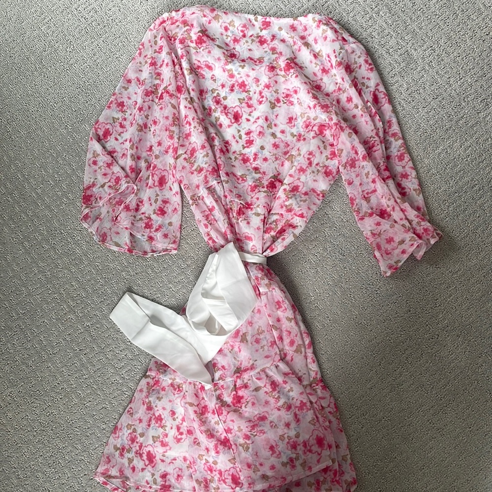 Floral mini dress